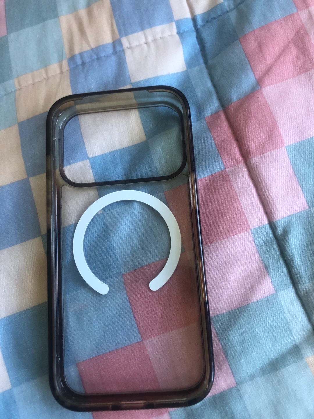 Clear iPhone Case with Magnetic Ring - photo 2