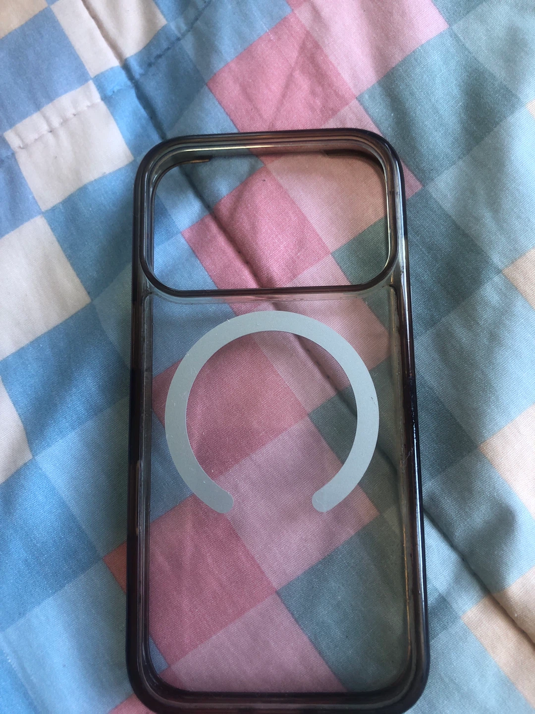 Clear iPhone Case with Magnetic Ring