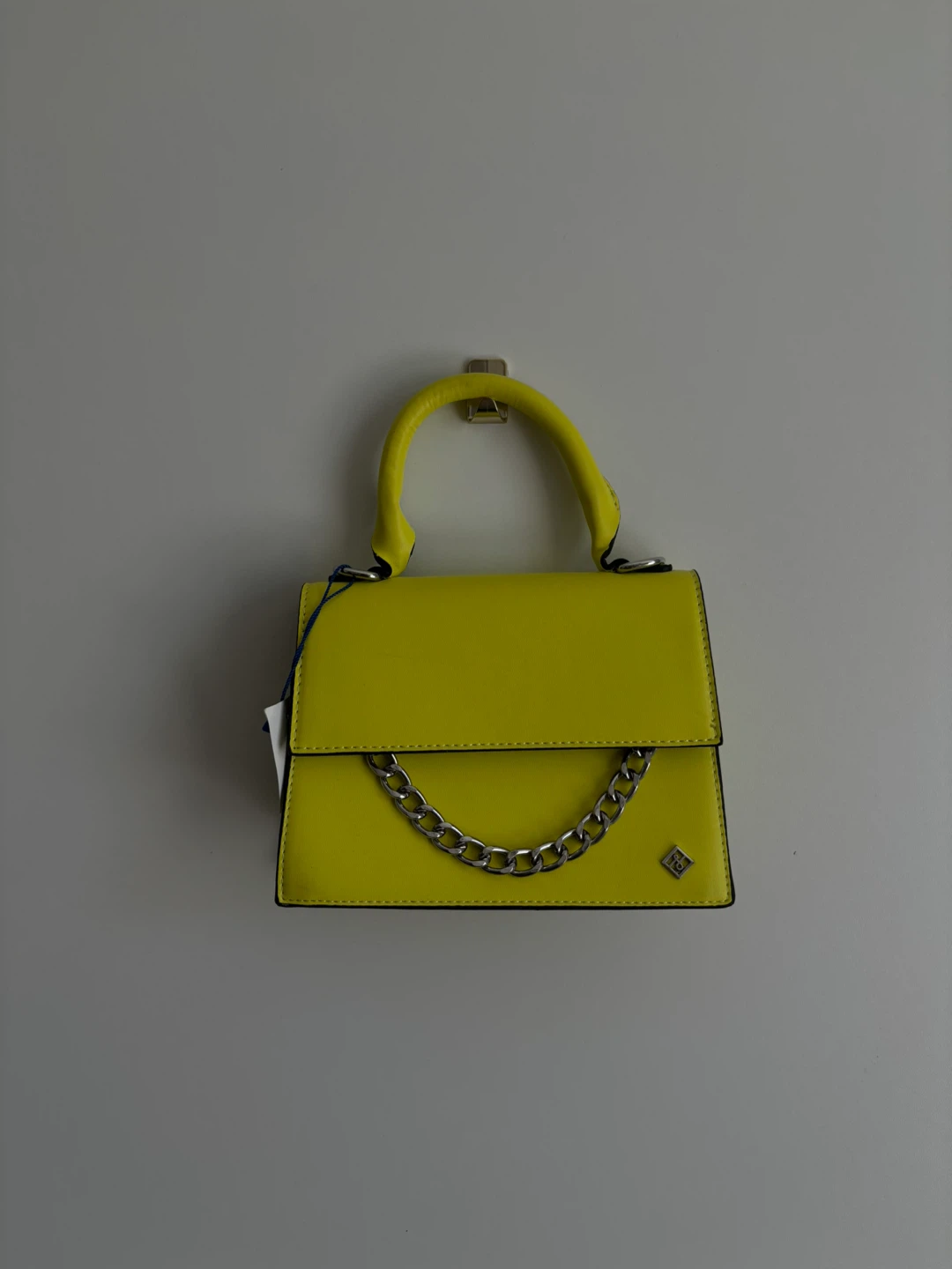 Aldo Yellow Top-Handle Handbag