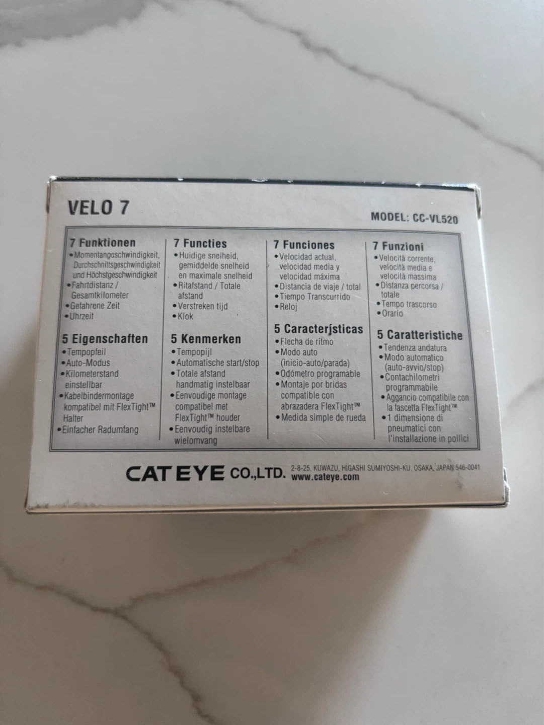 Cateye Velo 7 Bike Computer - photo 2