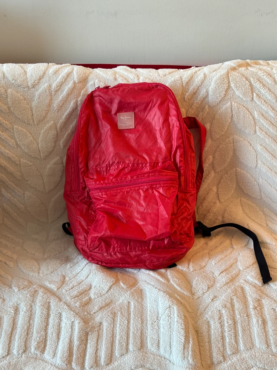 Pepe Jeans Red Backpack