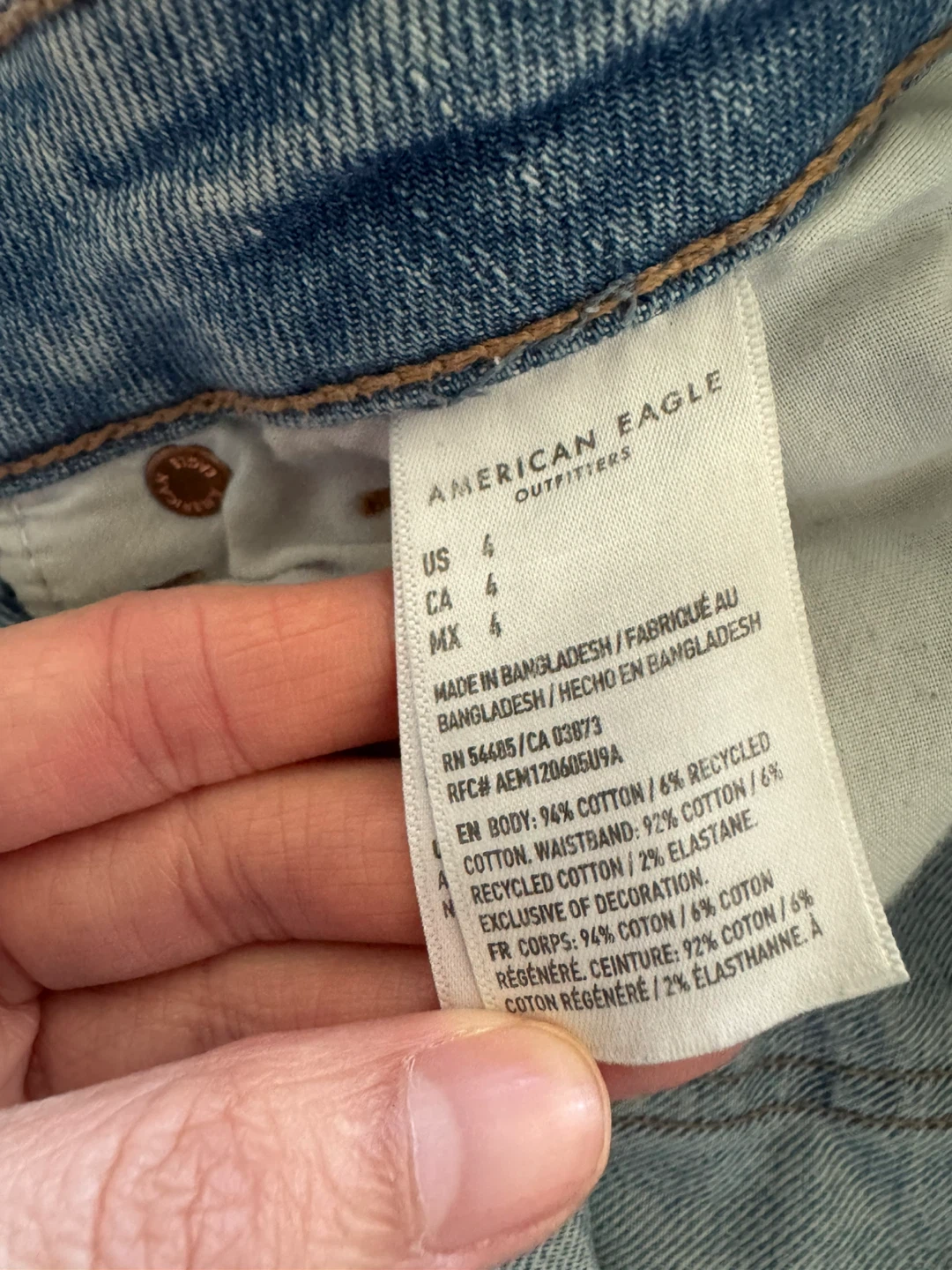 American Eagle Denim Shorts Size 4 - photo 3