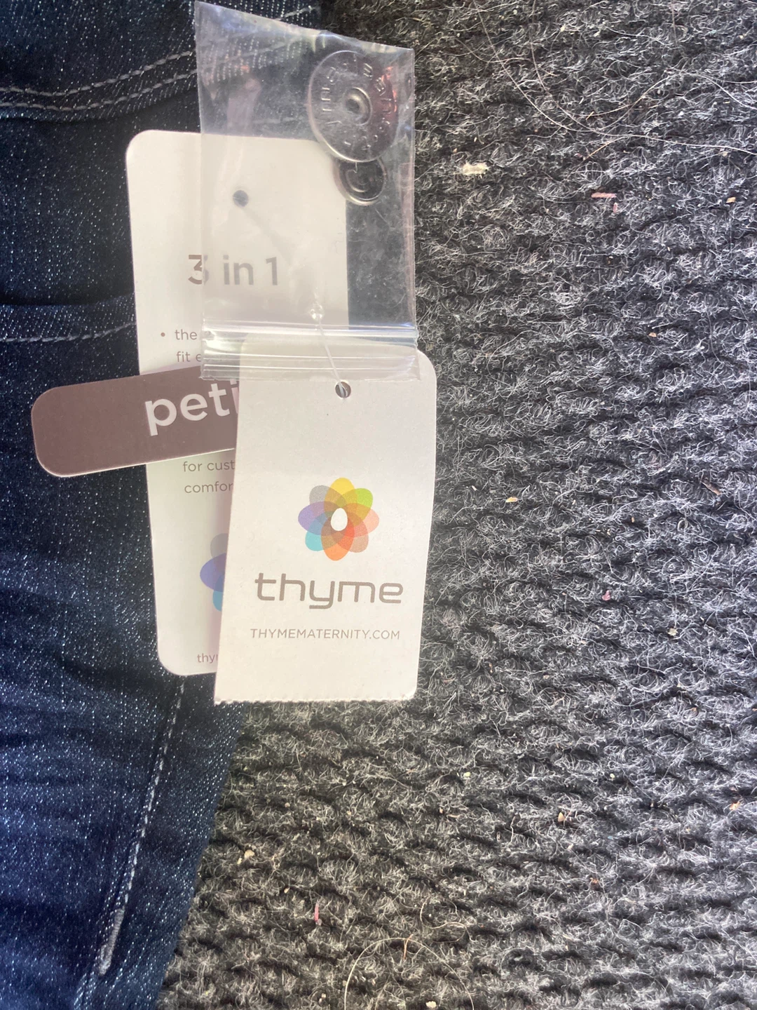 Thyme Maternity Petite Jeans Size S/P - photo 4