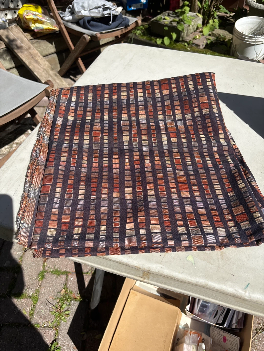 Upholstery Cloth with Geometric Pattern