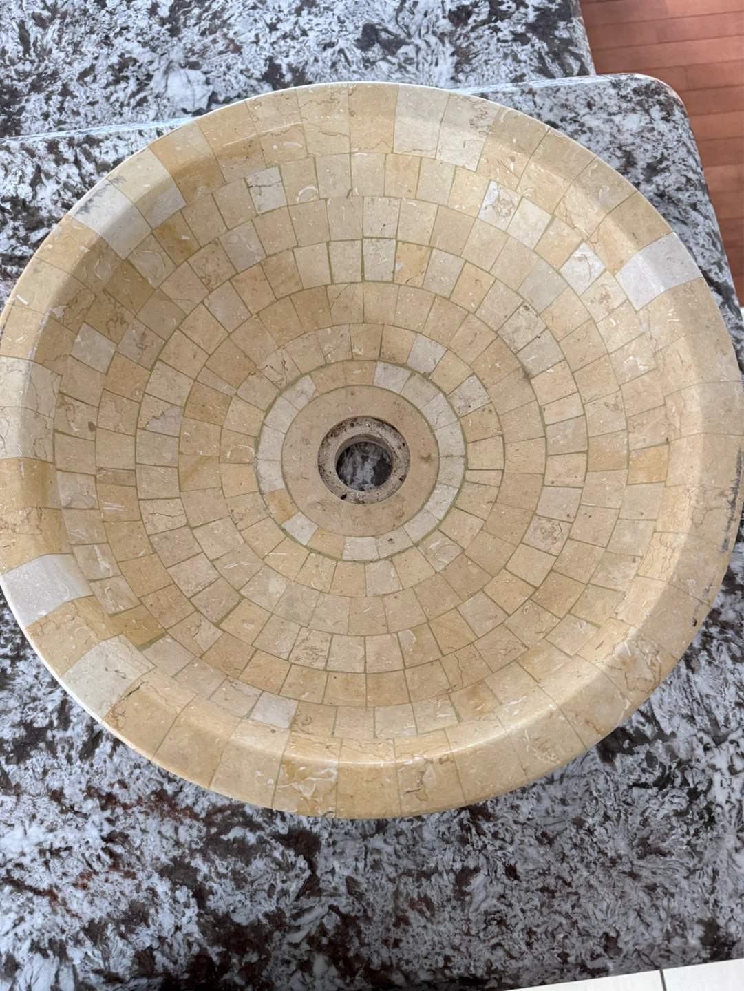 Mosaic Vessel Sink