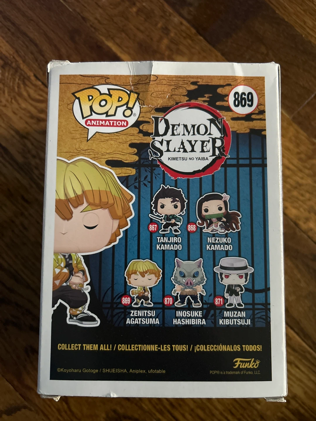 Funko Pop! Animation Demon Slayer Zenitsu Agatsuma #869 - photo 3