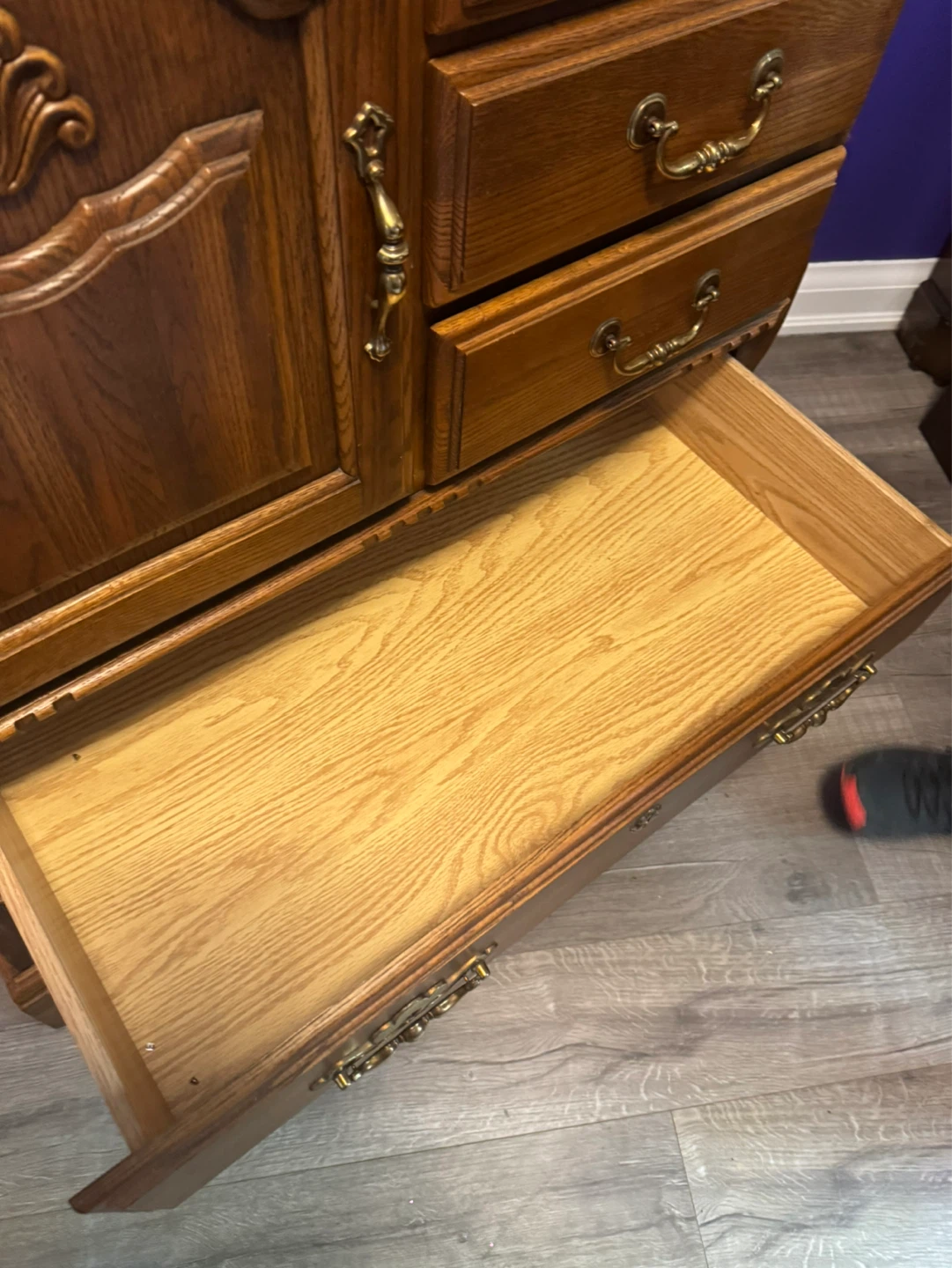 Oak Dresser with Drawers - photo 3