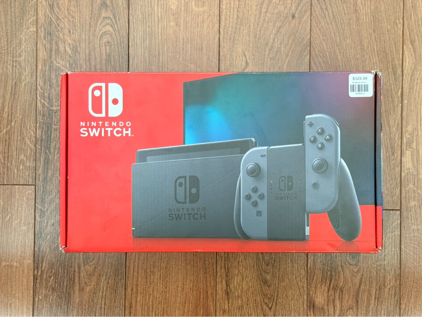 Nintendo Switch Console with Gray Joy-Con and "ANNO: Mutationem"