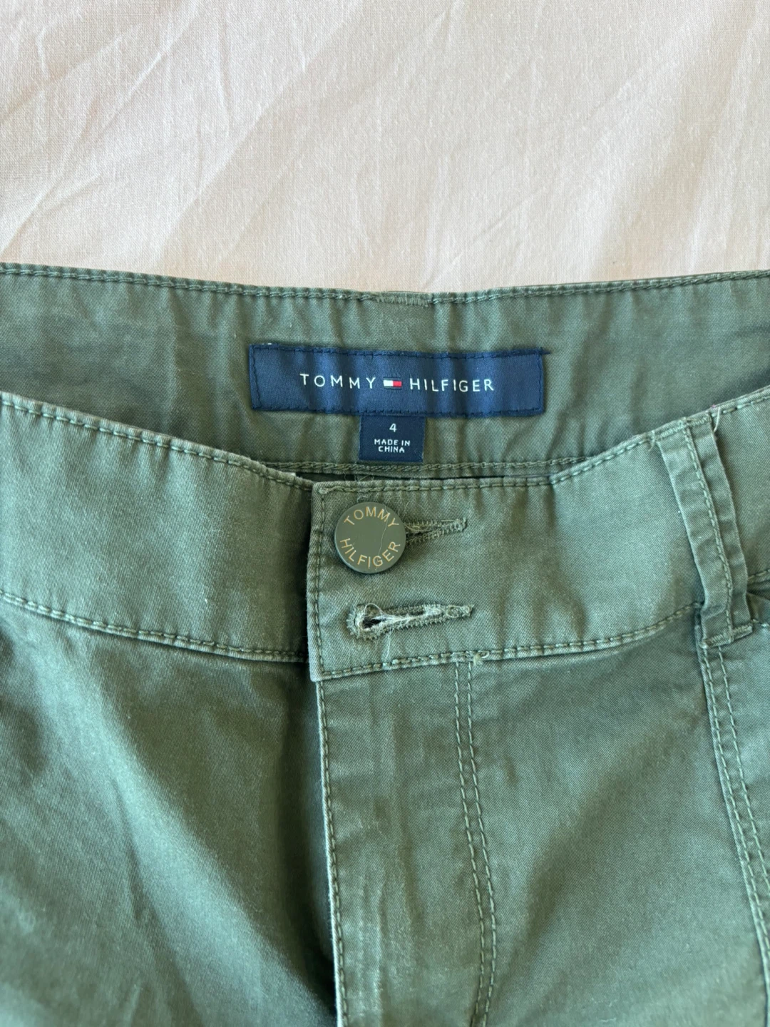 Tommy Hilfiger Green Cargo Pants Size 4