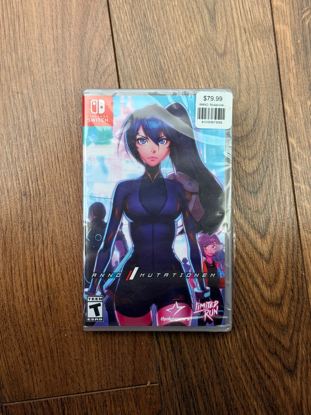 Nintendo Switch Console with Gray Joy-Con and "ANNO: Mutationem" - photo 2