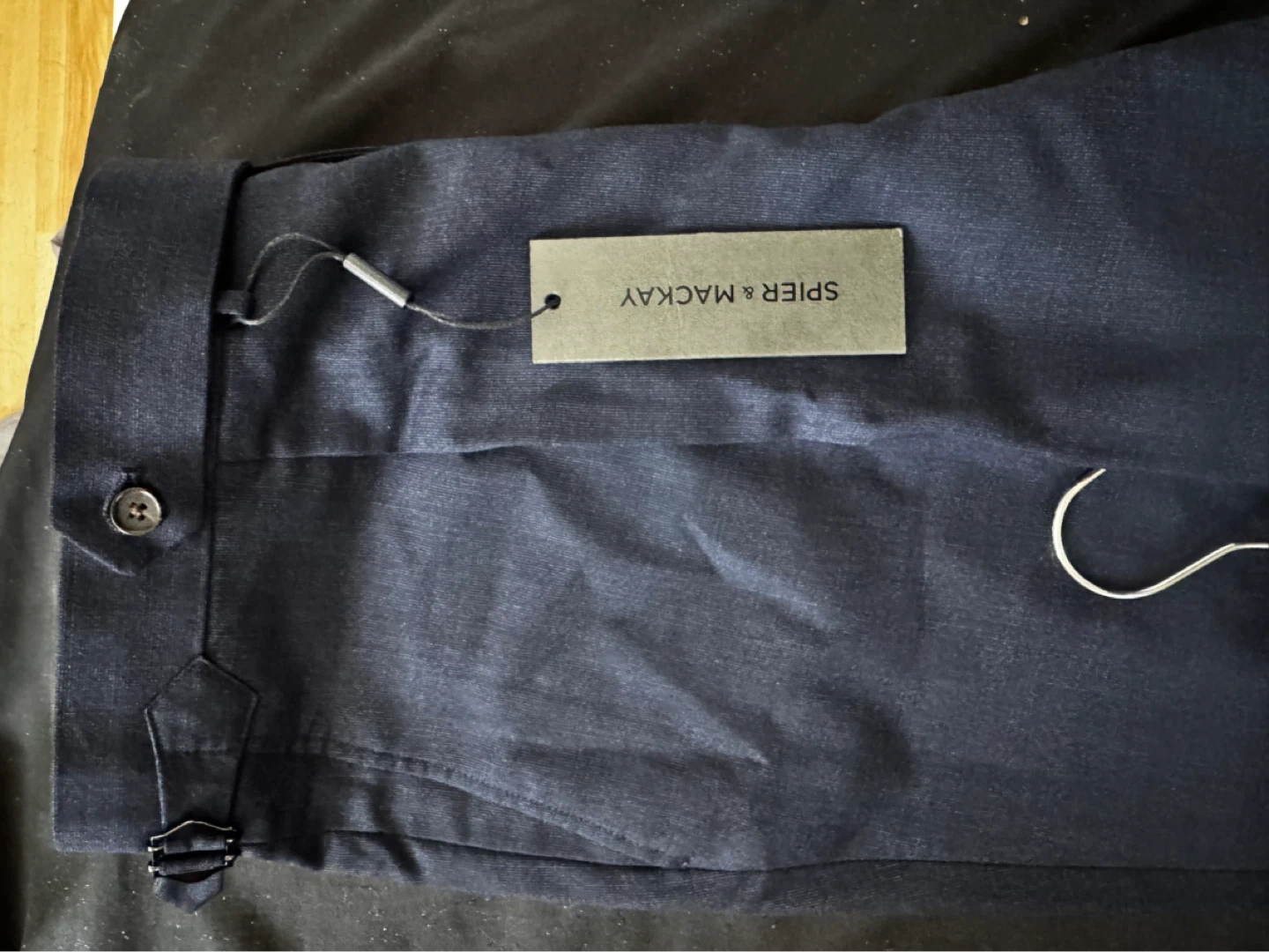 Spier & Mackay High Twist Trousers - Navy - photo 3