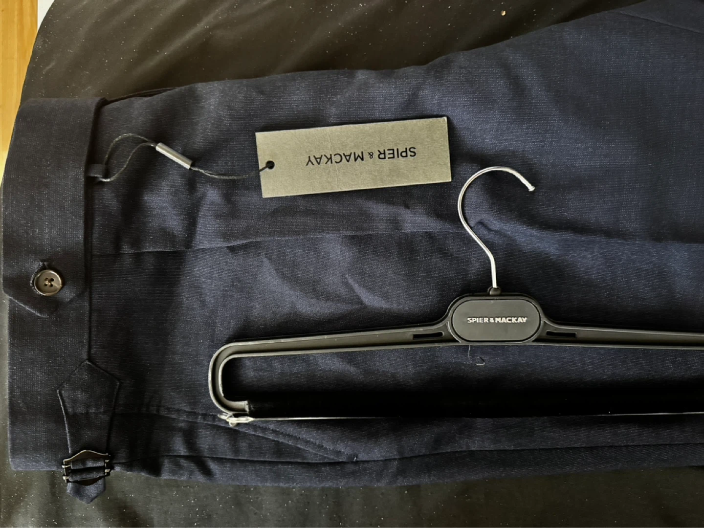 Spier & Mackay High Twist Trousers - Navy - photo 2