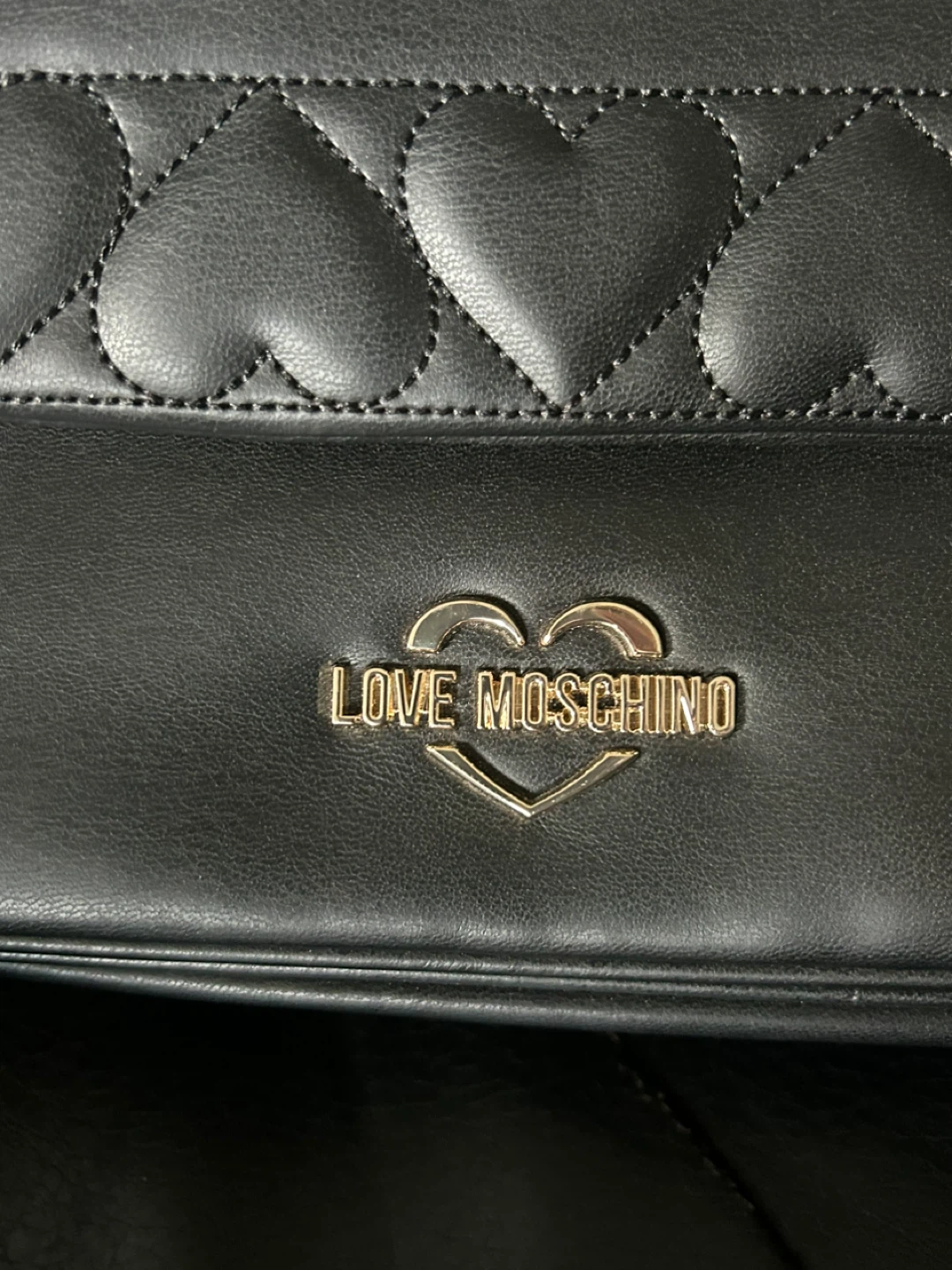 Love Moschino Black Quilted Heart Crossbody Bag - photo 3