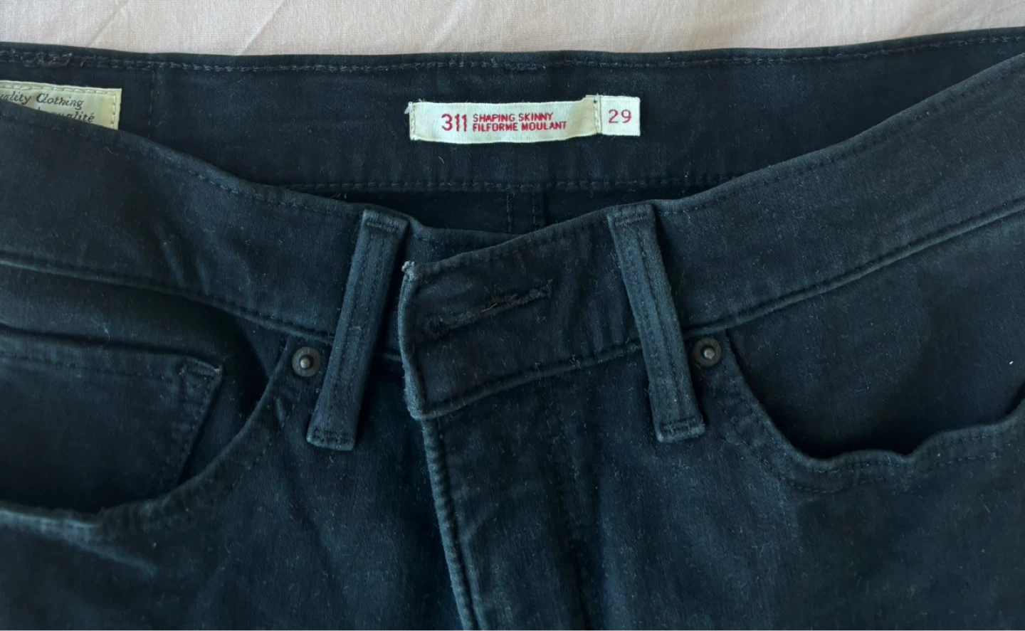 Levi's 311 Shaping Skinny Jeans Black Size 29 - photo 2