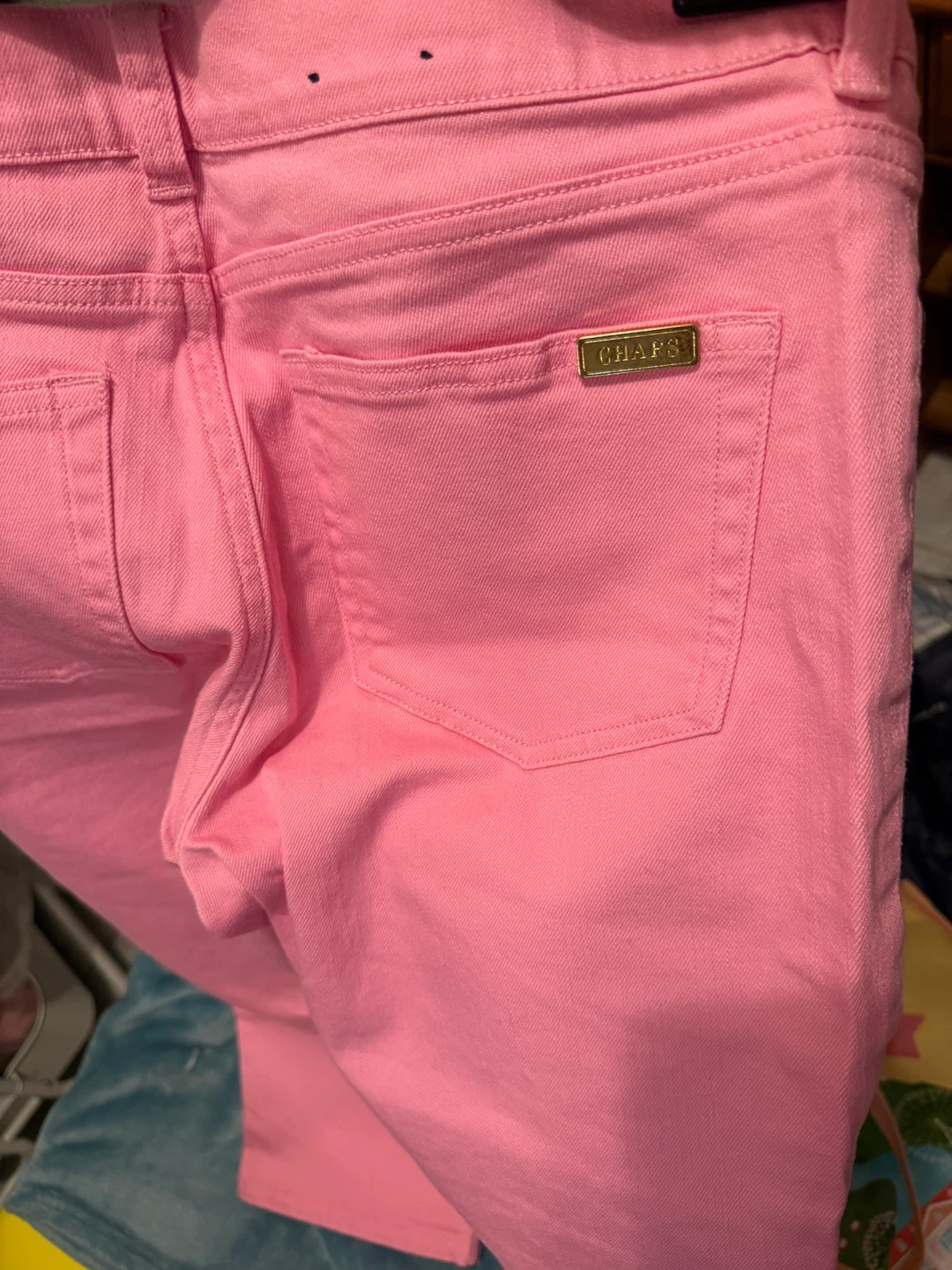 Chaps Pink Cropped Jeans Size 4 - photo 5