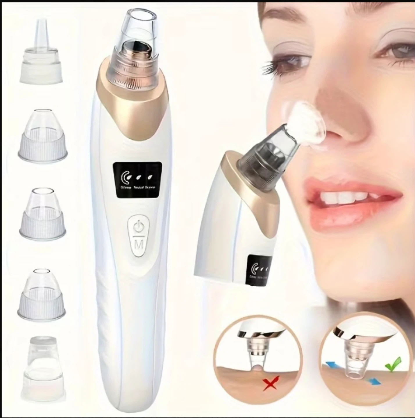 Pore Vacuum Blackhead Remover Tool