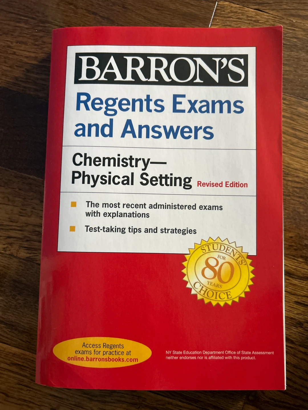 Barron's Regents Exams and Answers: Chemistry-Physical Setting
