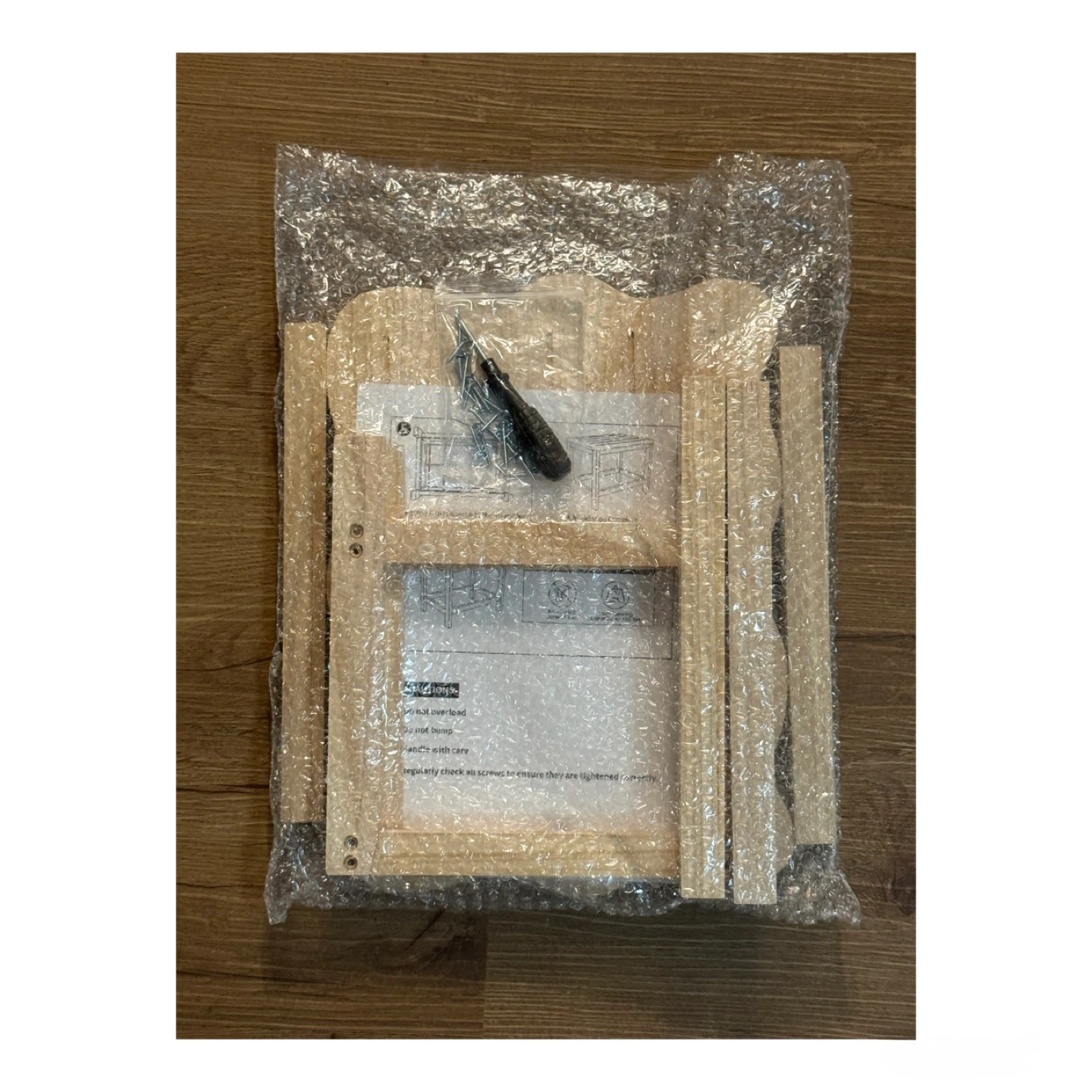 Brand new 10.6"D x 13.7"W x 10.6"H Wooden Step Stool - photo 2