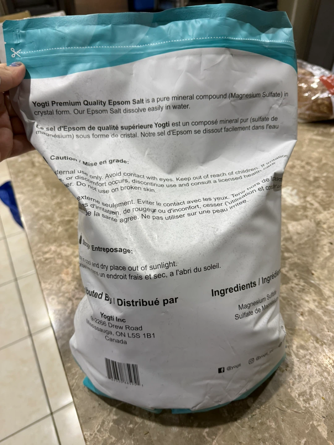 BNIB 10lb Bag of Epsom Salt - photo 3