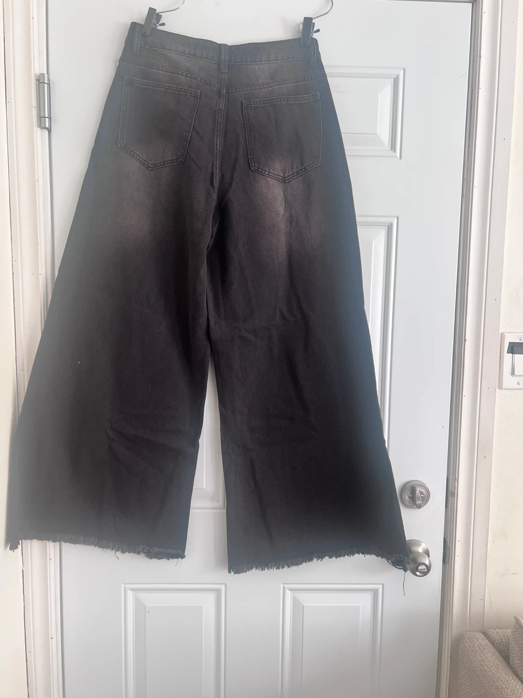 Women's Wide Leg Denim Pants - photo 2