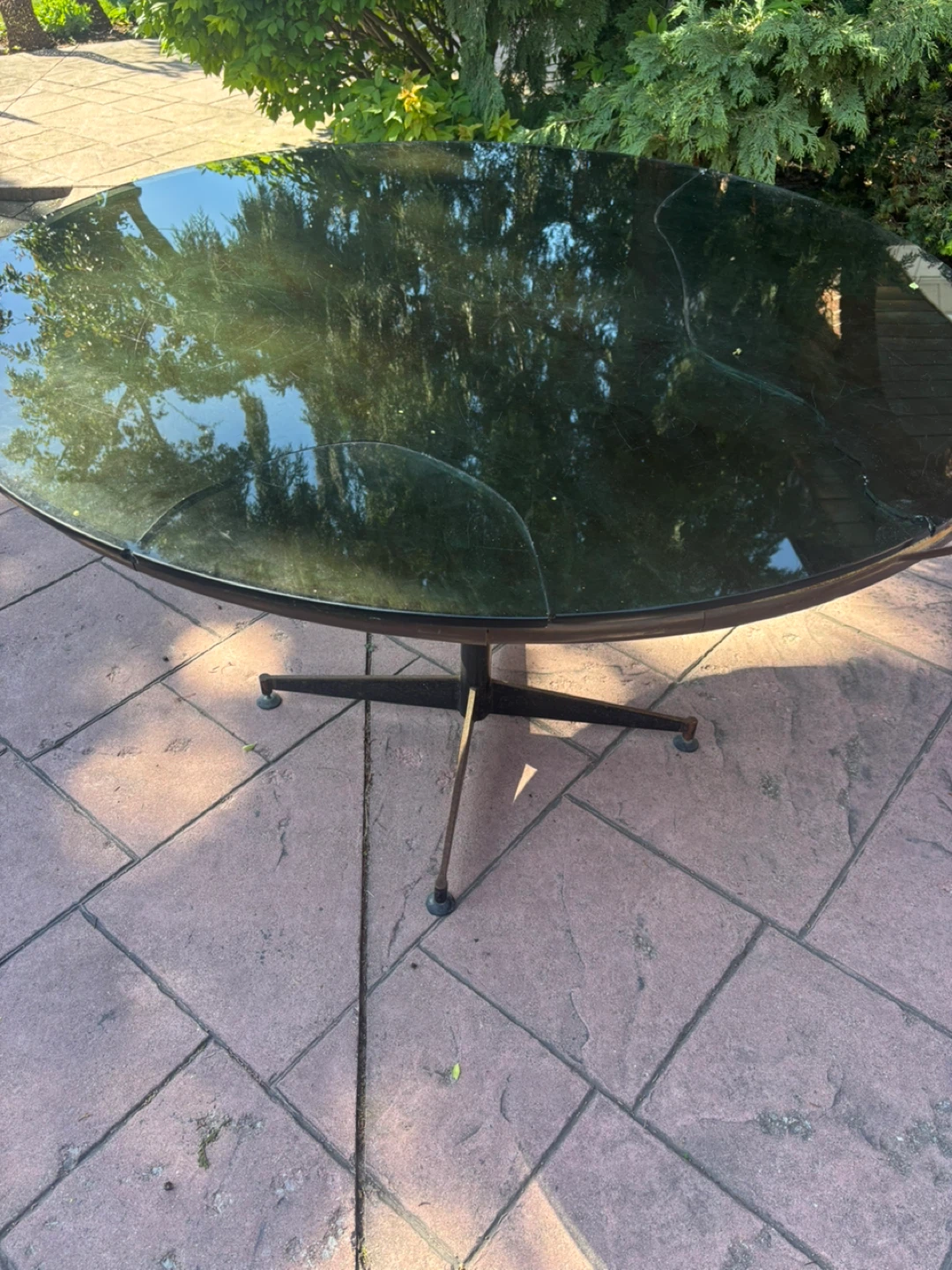 Wooden countertop (removable glass Top Dining Table - photo 2