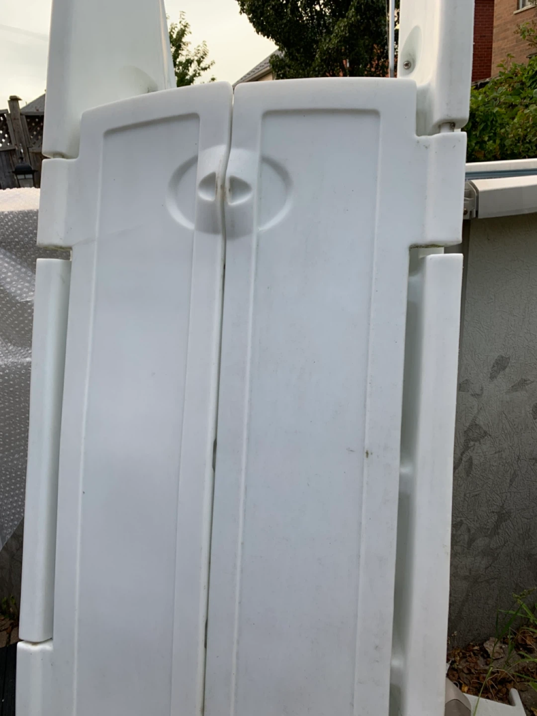 White Pool Ladder