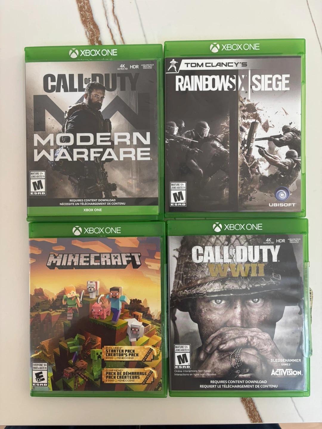 Xbox one video games