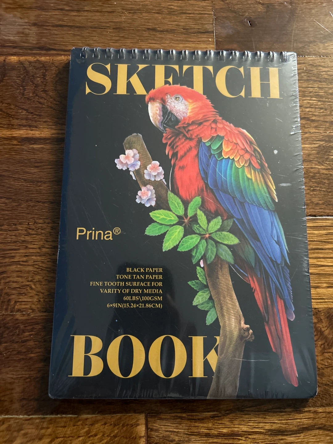 Prina Sketch Book 6x9 Black Paper