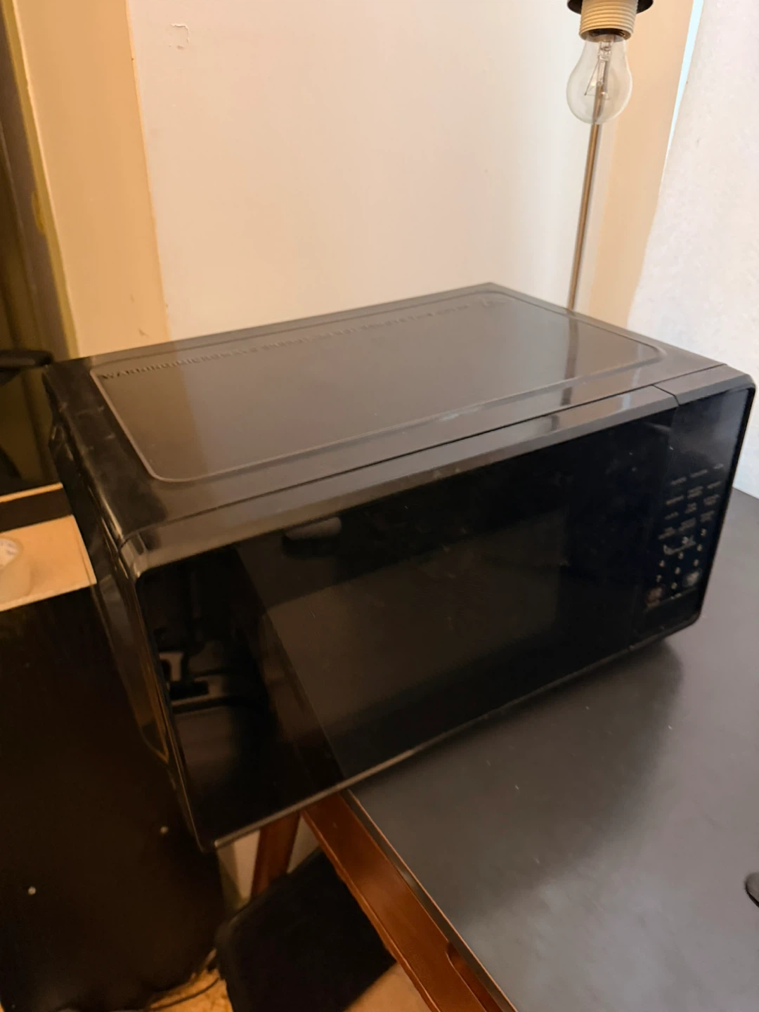 Black Countertop Microwave