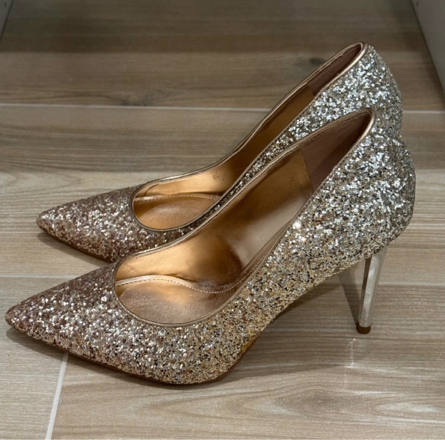 Nine West Glitter Heels Size 7M - photo 3