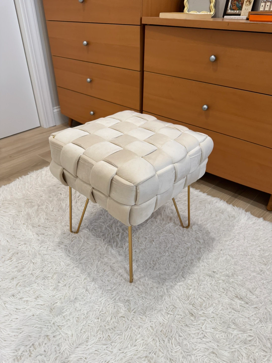 White foot stool (2)