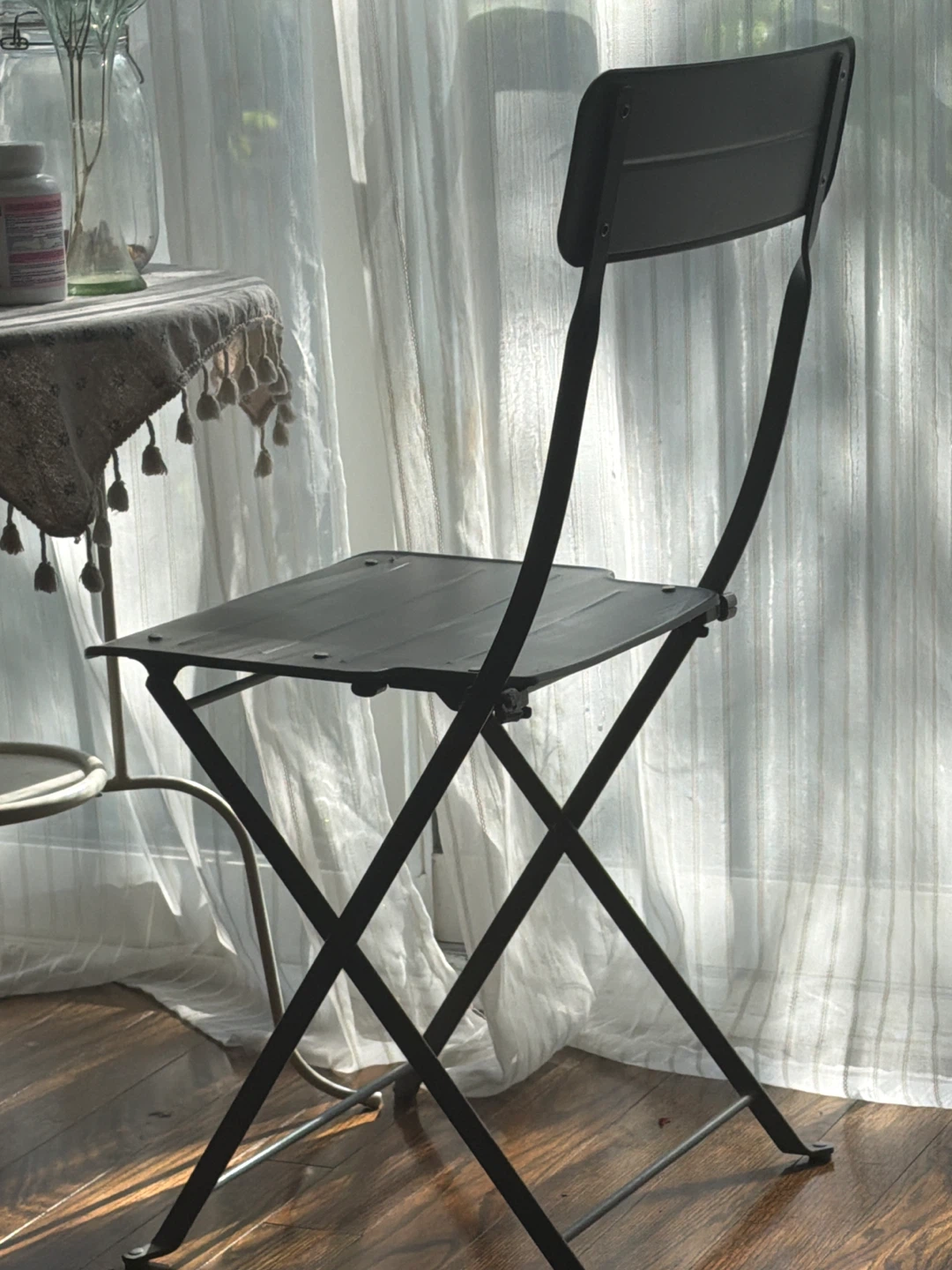 IKEA SUNDSÖ Folding Table and Chairs Set - photo 4