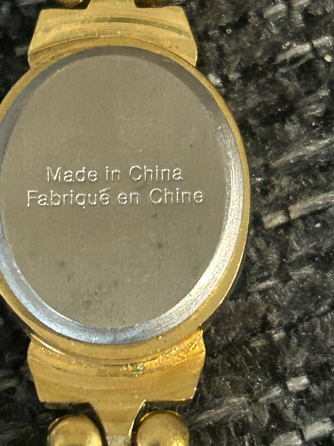 Gold-tone Ladies Watch with Rhinestone Bezel - photo 2