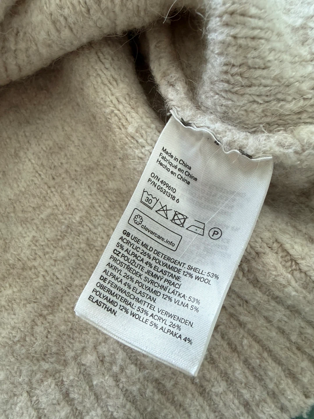 Divided H&M Cable Knit Sweater - Size M - photo 4