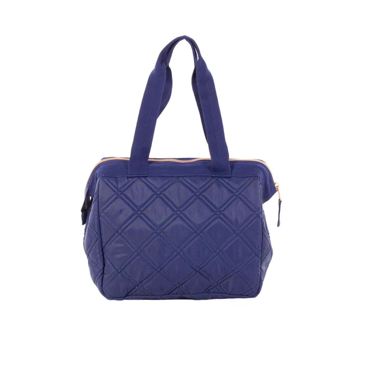 Quilted Navy Blue Tote Bag - photo 3