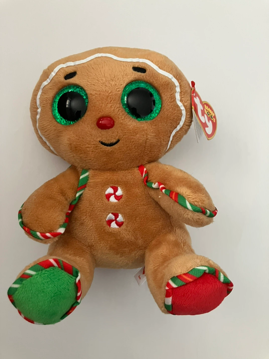 Ty Beanie Boos "Gingy" the Gingerbread Man Plush