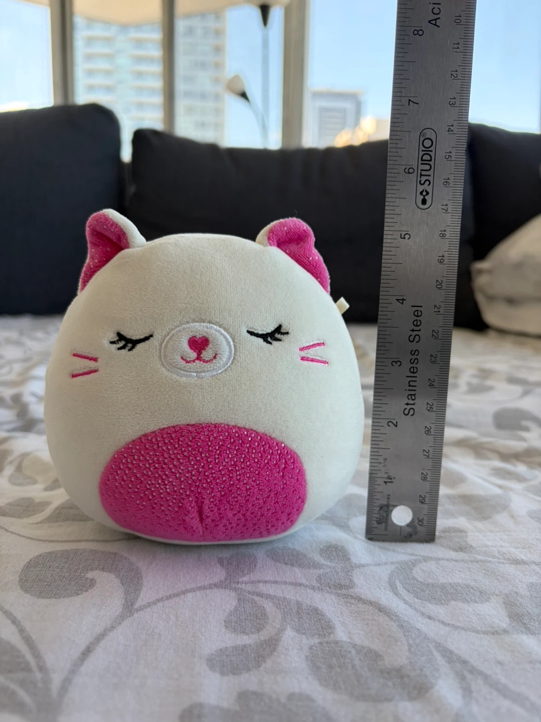 Squishmallows Carmen the Pink and Cream Cat. - photo 5