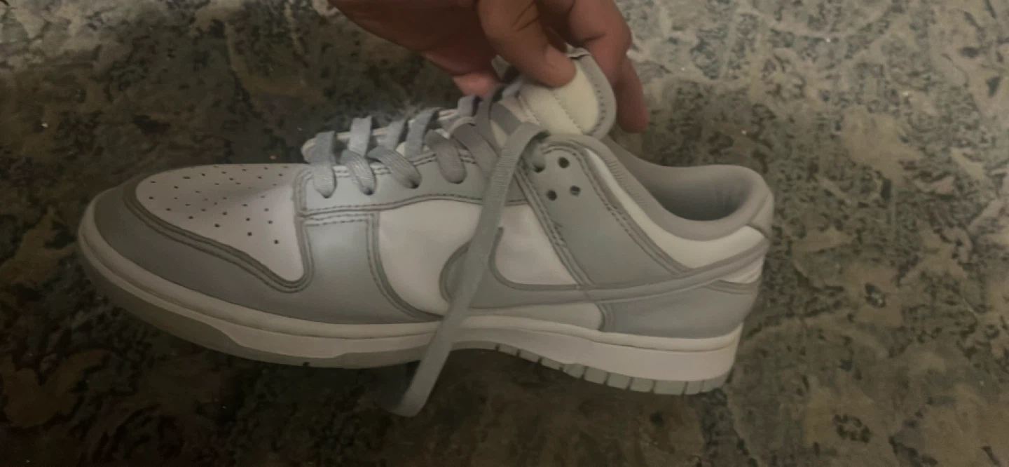 Nike Dunk Low "Grey Fog" Sneakers - photo 2