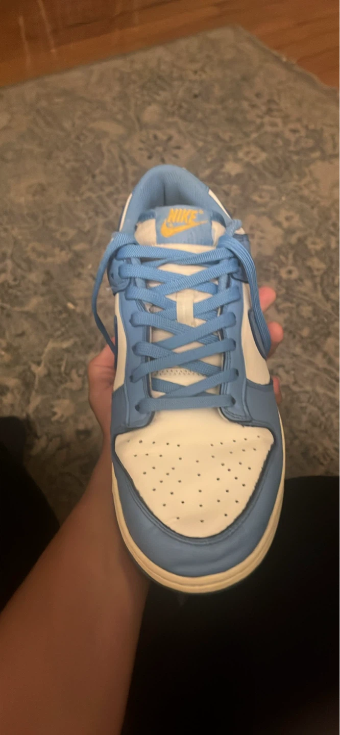 Nike Dunk Low University Blue White Sneakers - photo 5