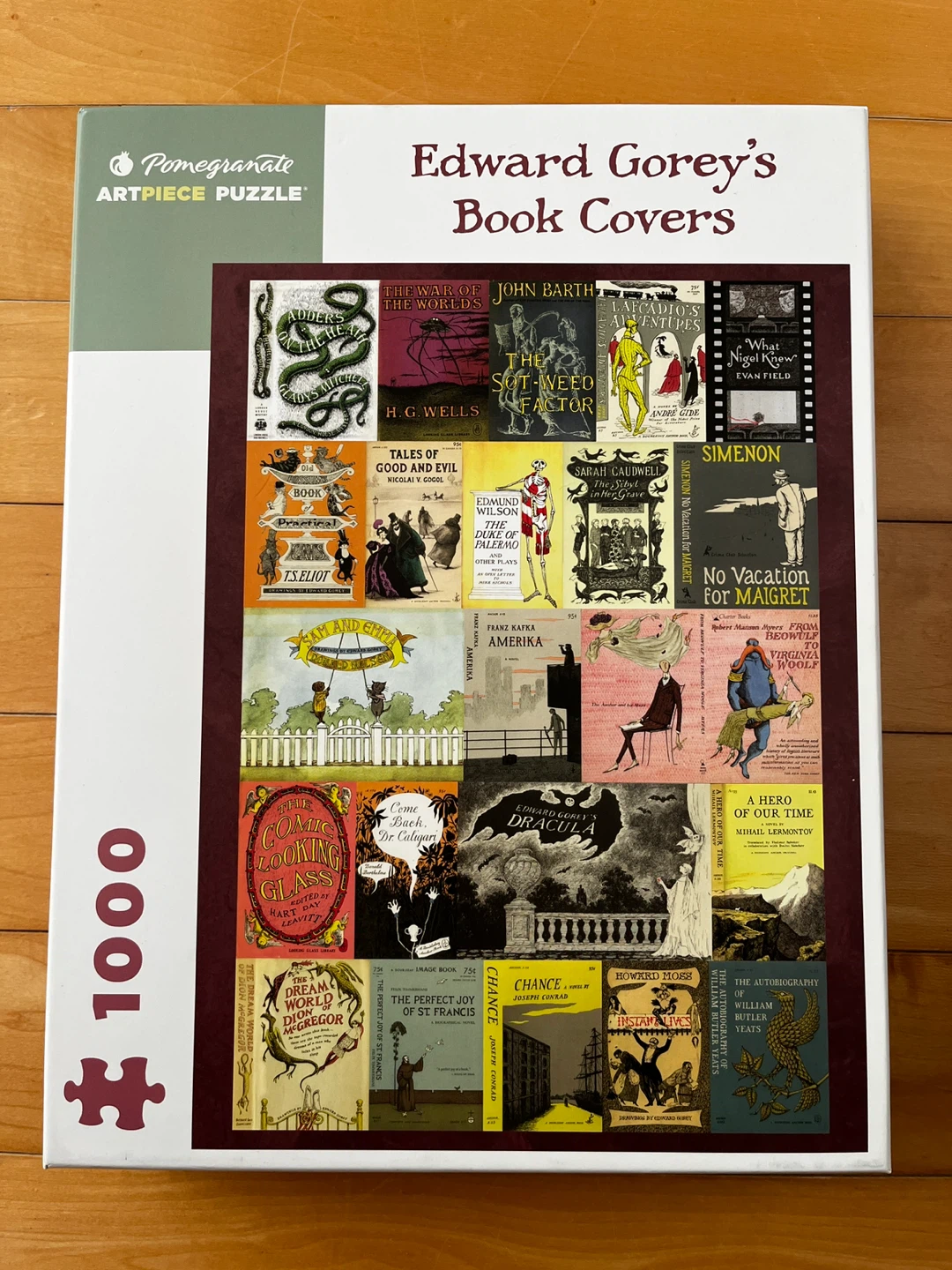 Edward Gorey Book Covers 1000 Piece Jigsaw Puzzle