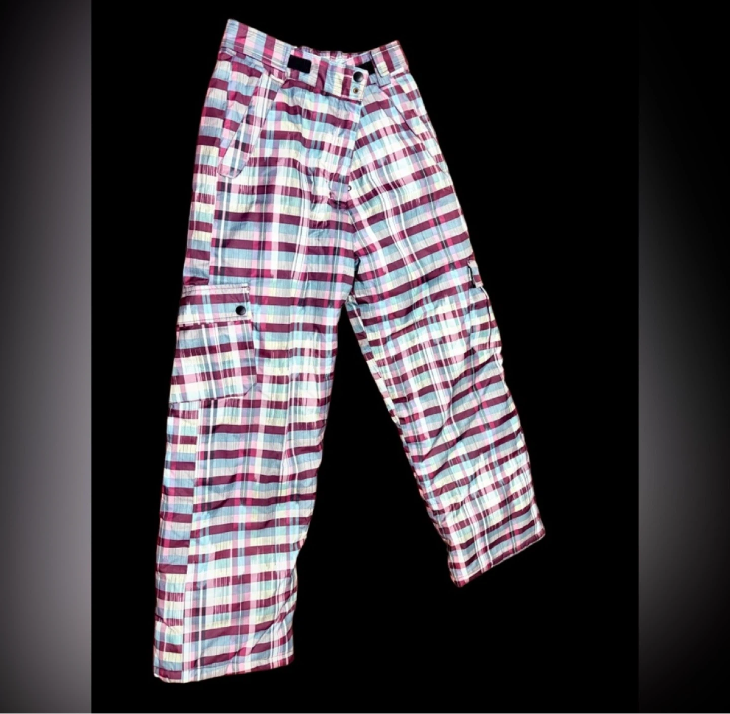 Plaid Cargo Pants size XL 16 Girls