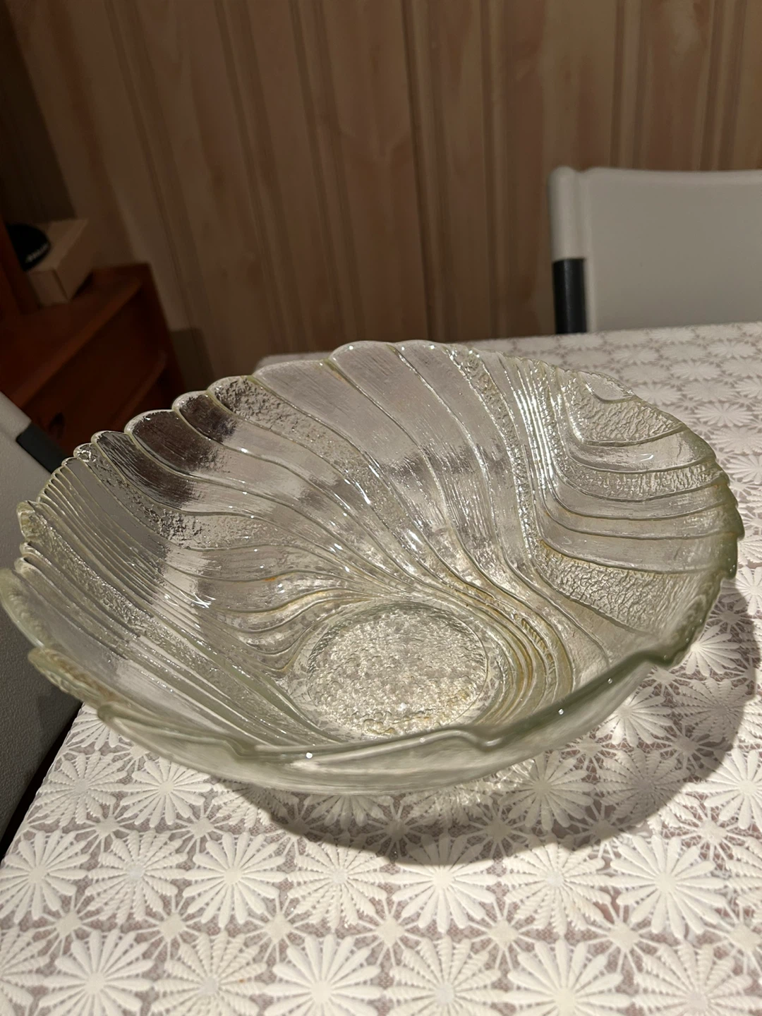 Clear Glass Serving Bowl - photo 2