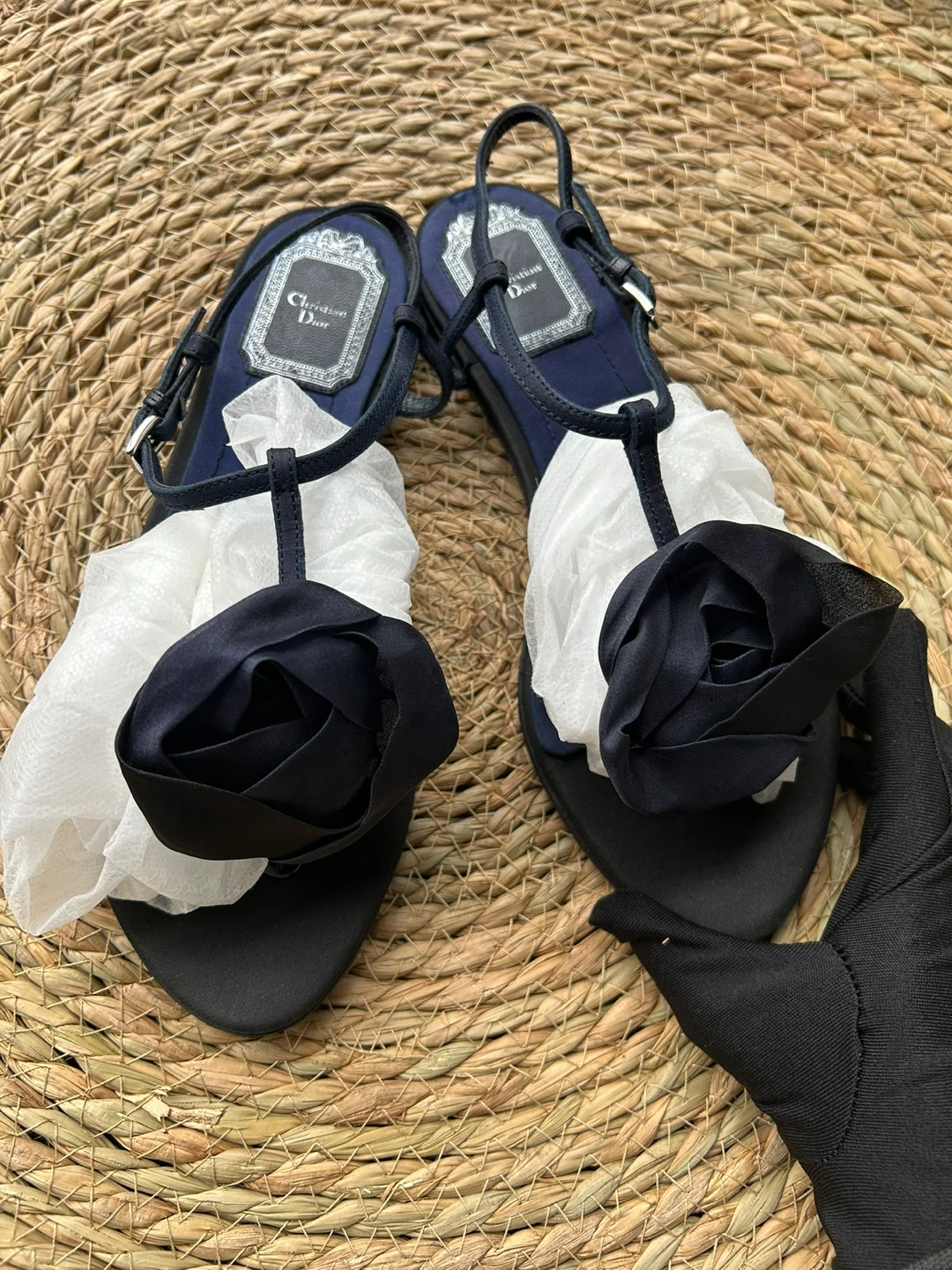 Christian Dior Navy Blue Sandals Size 36 - photo 3