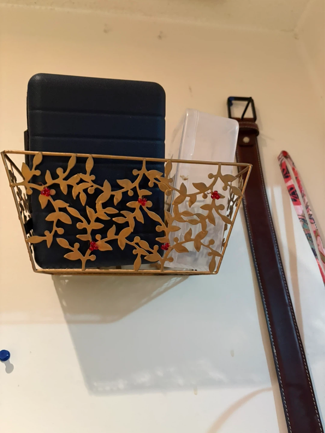 Decorative Metal Storage Basket