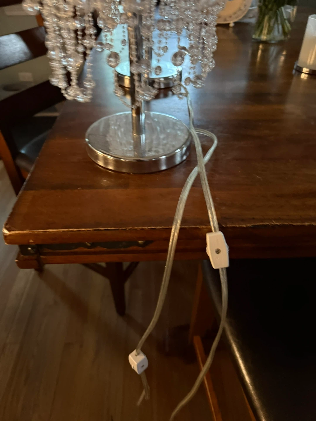 Beaded Crystal Table Lamp - photo 4