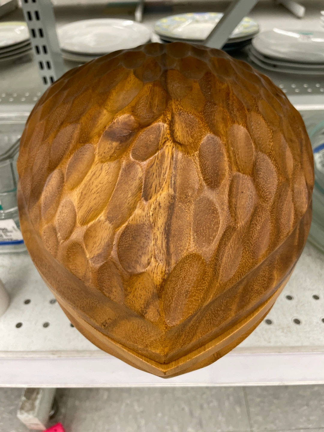 Carved Wooden Bowl
