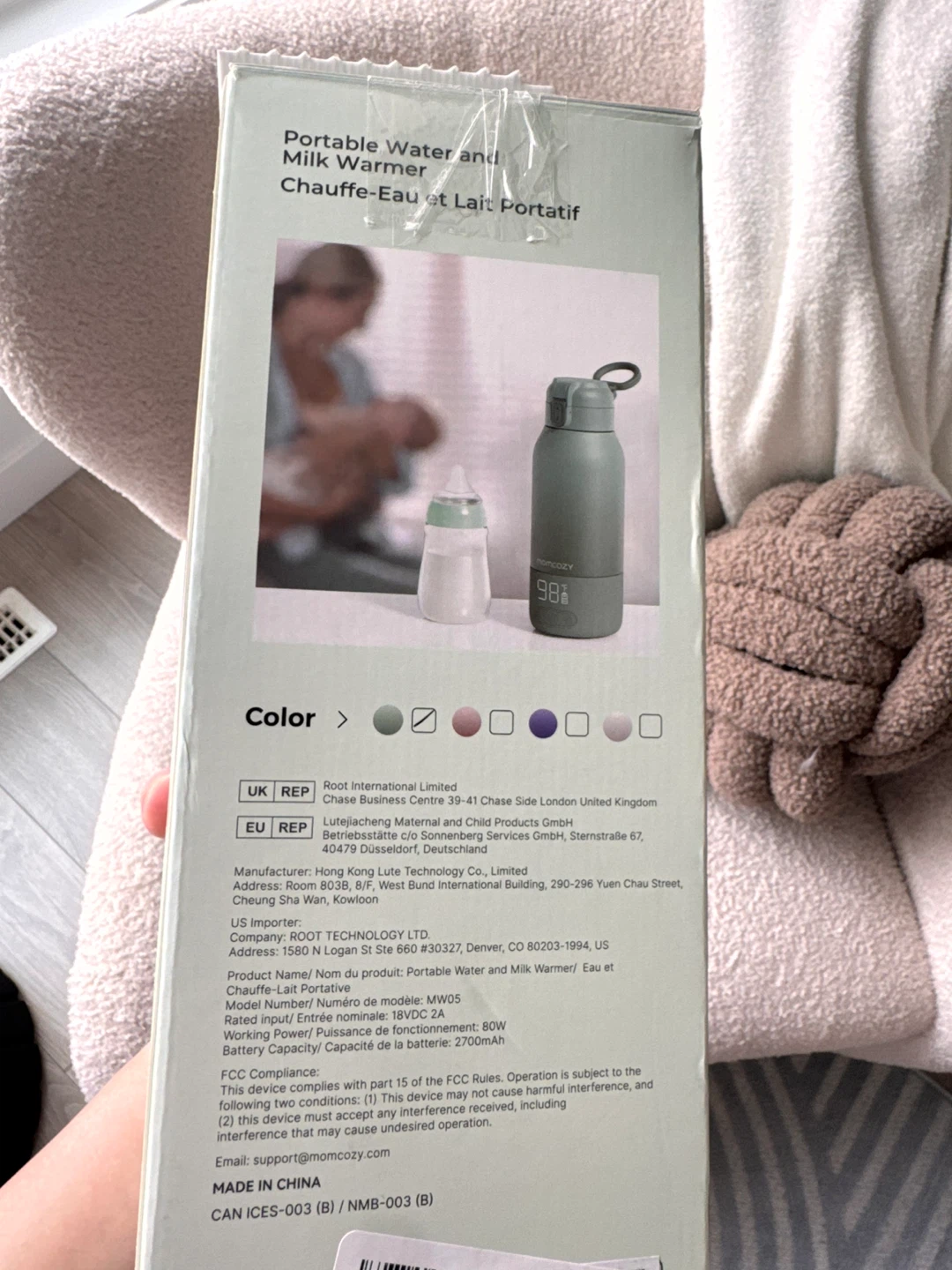 Momcozy Portable Water and Milk Warmer - photo 3