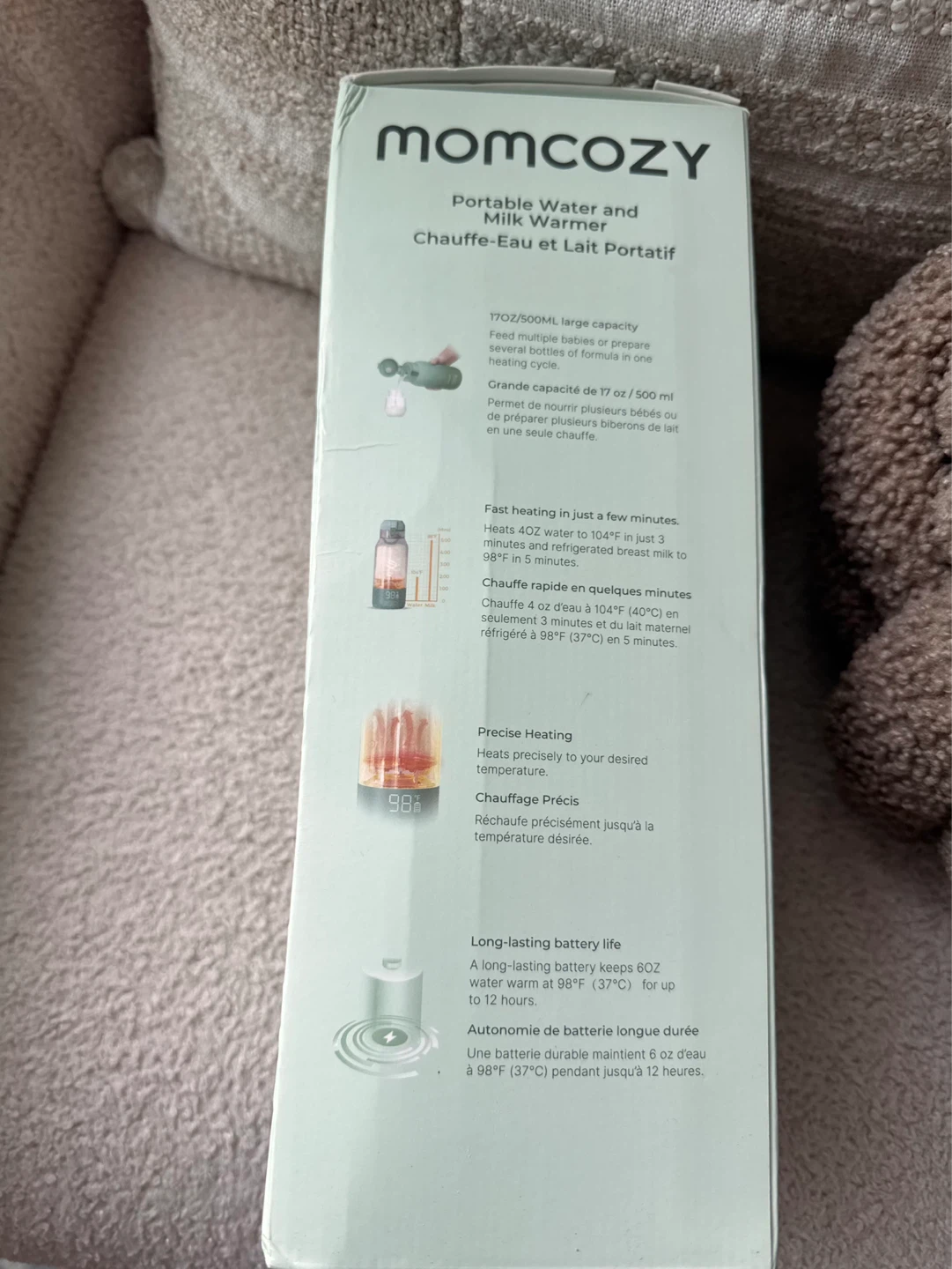 Momcozy Portable Water and Milk Warmer - photo 2