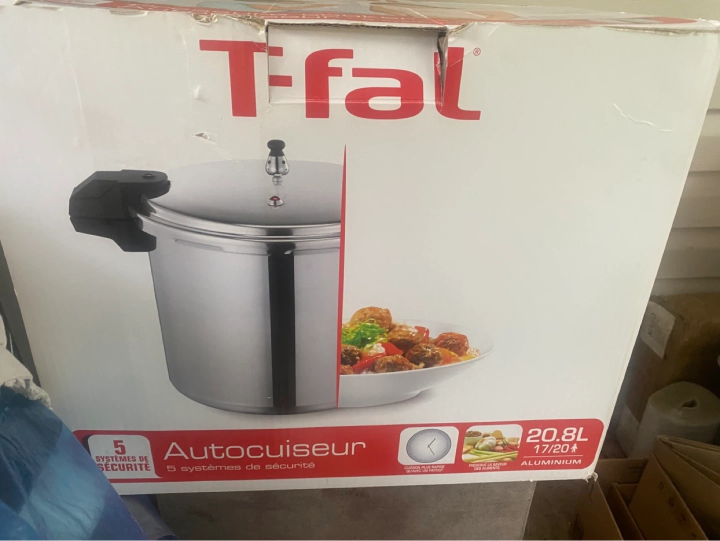 T-fal Pressure Cooker Autocuiseur 20.8L