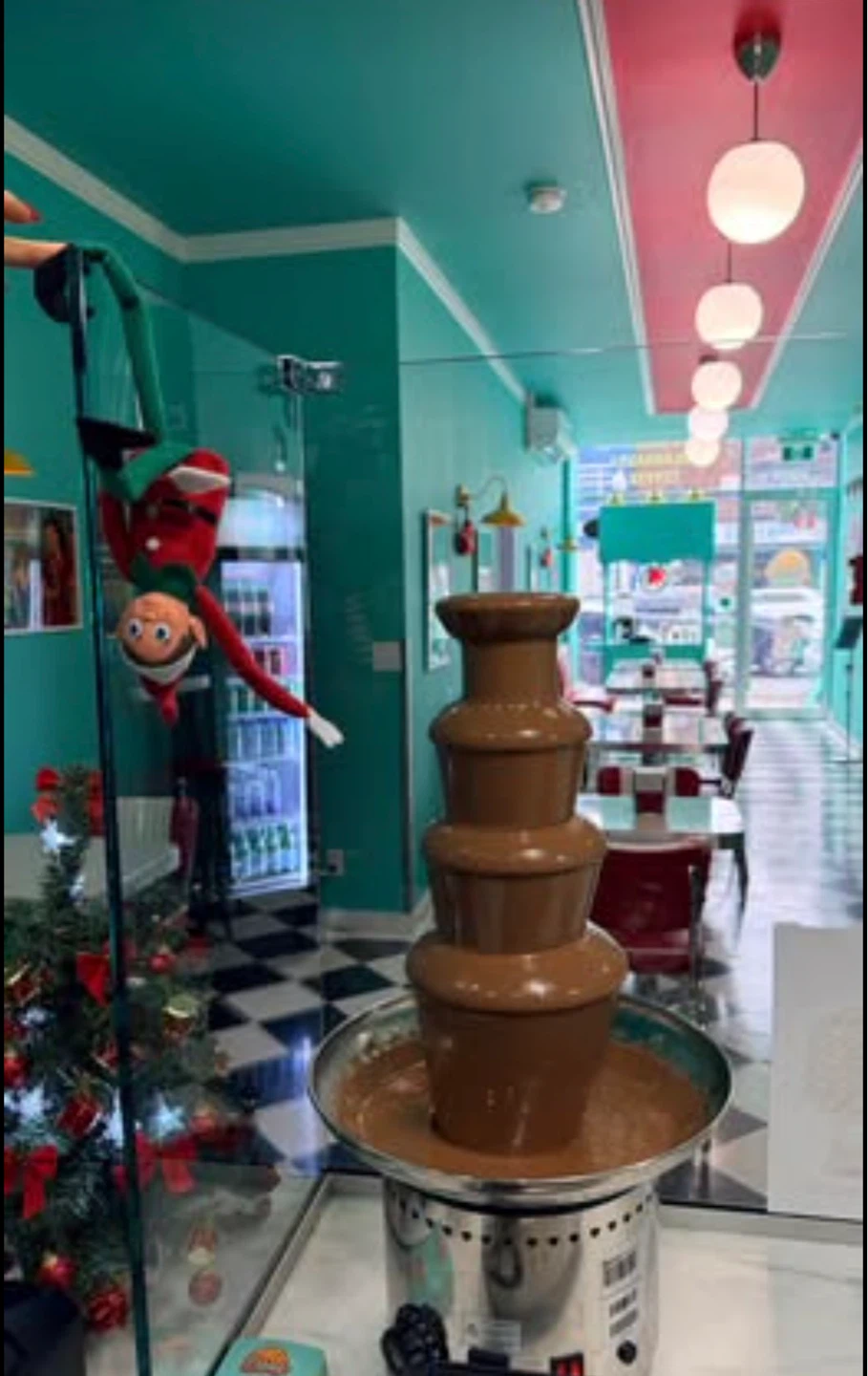 NELLA 4-Tier Stainless Steel Chocolate Fountain